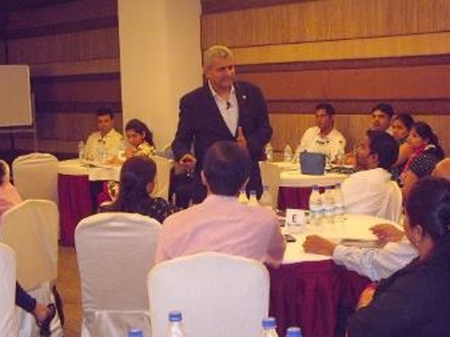 Audience at a speaking engagement