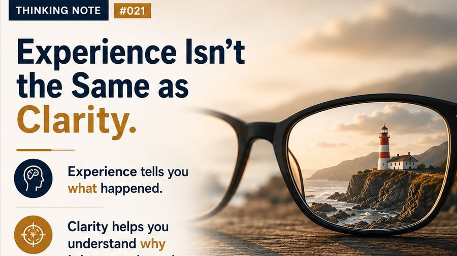 Experience Isn&rsquo;t the Same as Clarity